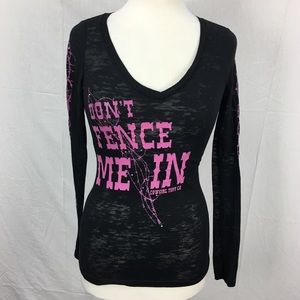 Cowgirl Tuff Company Black Graphic LS T-Shirt